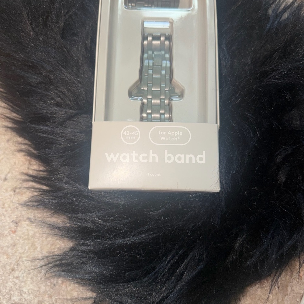Apple Silver Stainless Steel Link Watch Band